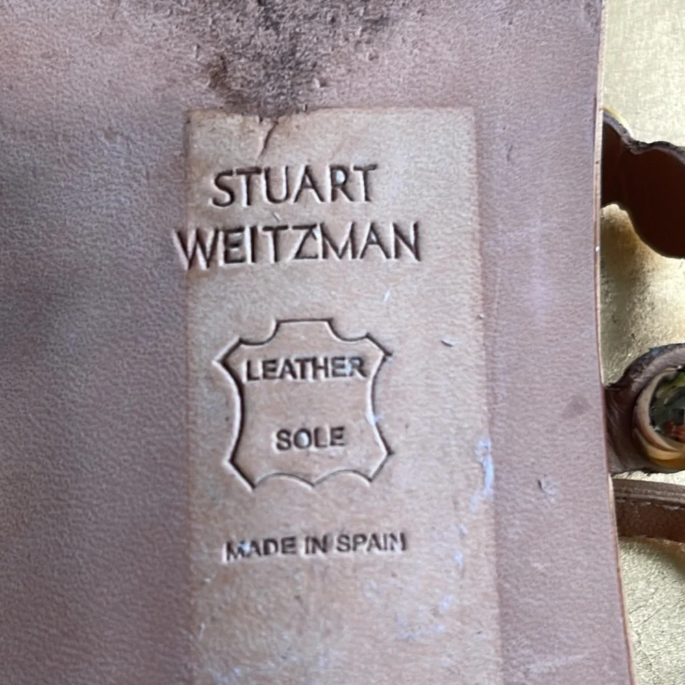 Stuart Weitzman Tini T-Strap Sandals - Picture 12 of 15